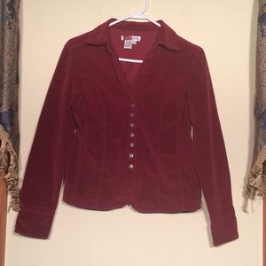 Live A Little Small Cranberry jacket/blazer